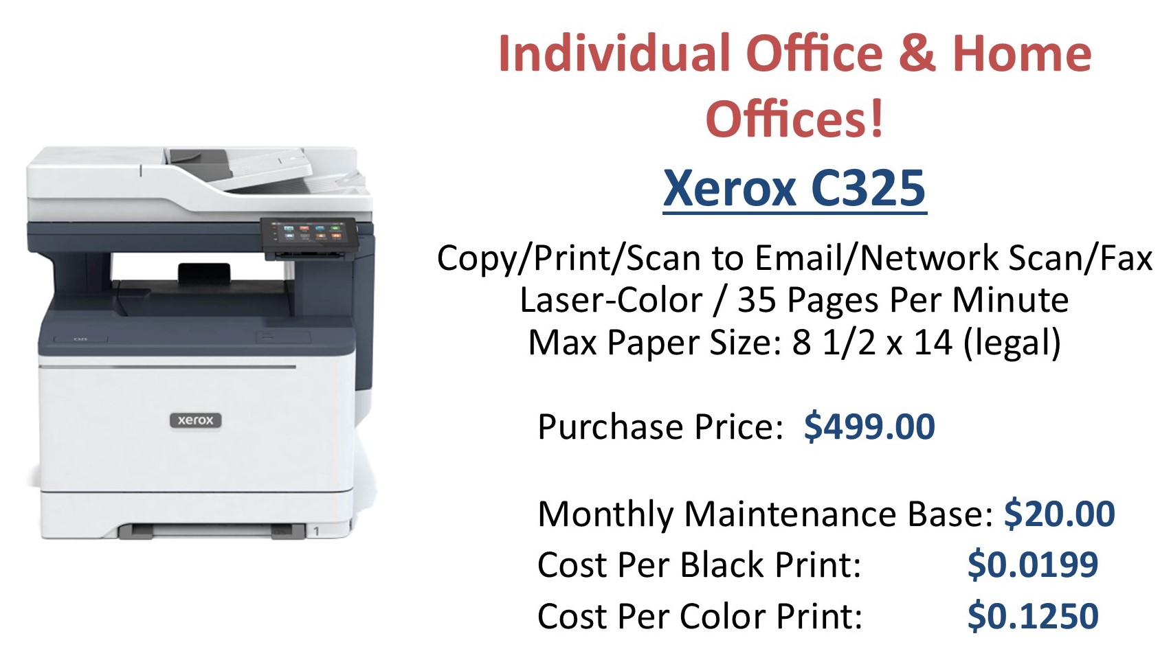 JustTech's Promotions on Xerox's Small Office & Workgroup MFPs
